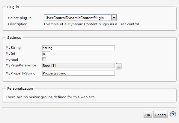 The editing interface The editing interface