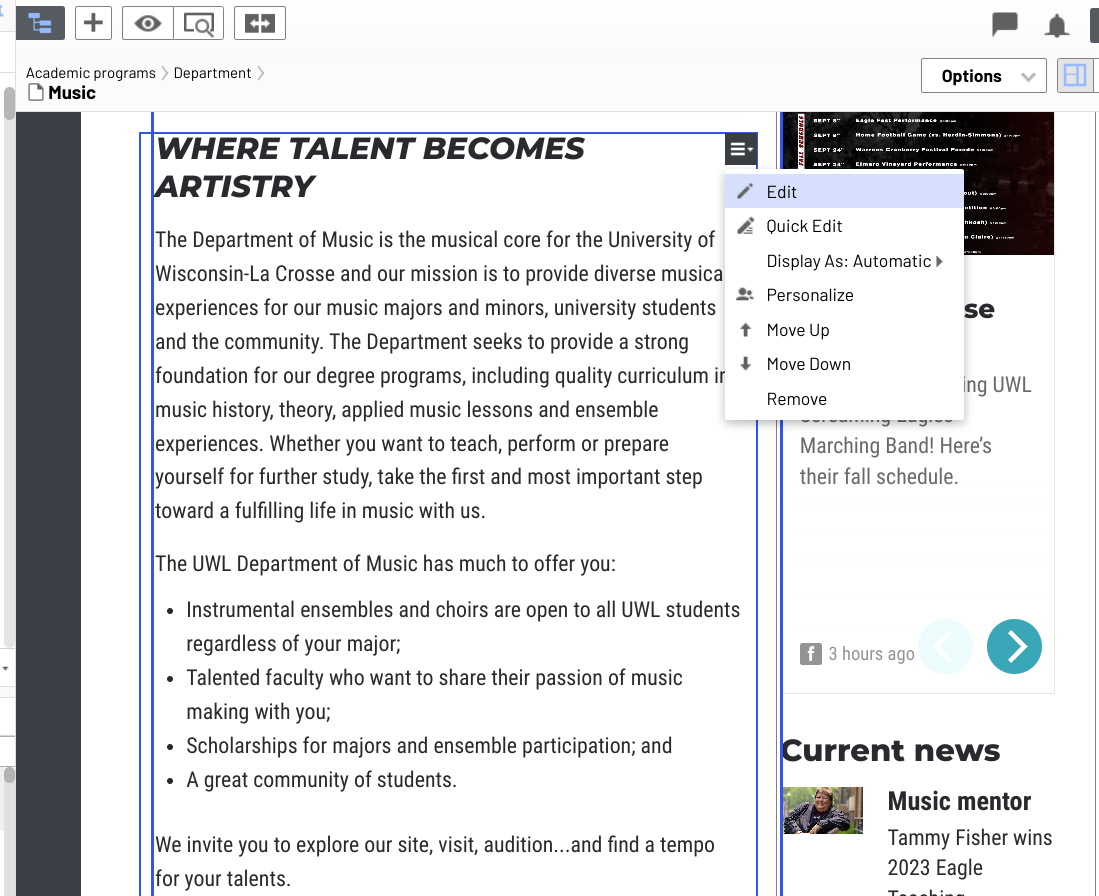 We don't want these hover editing options to be possible