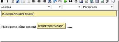 EPiServer CMS 5 legacy editor with dynamic content