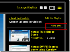 Playlist more info link again